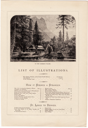 In the Yosemite Valley / List of Illustrations